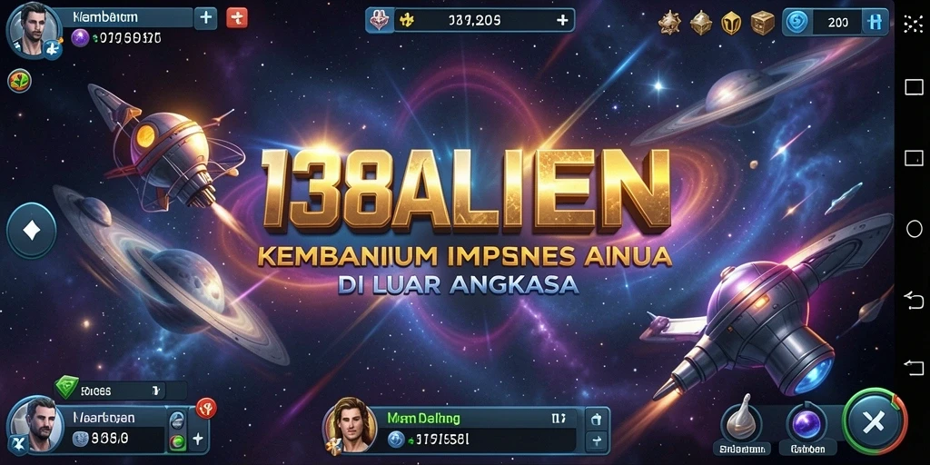 Tampilan menarik dari gameplay <strong>138ALIEN</strong> dengan tema luar angkasa.