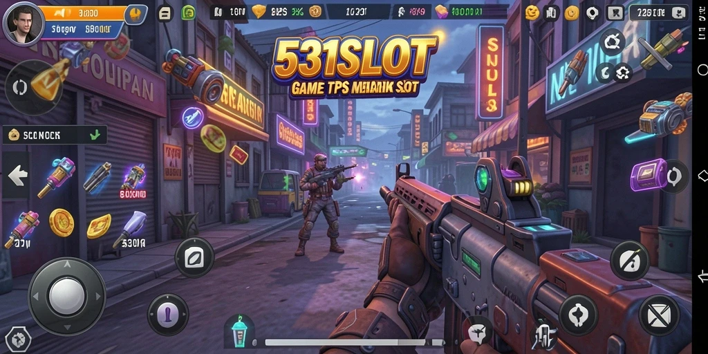 Screenshot permainan 531SLOT yang menampilkan gameplay slot mendebarkan.