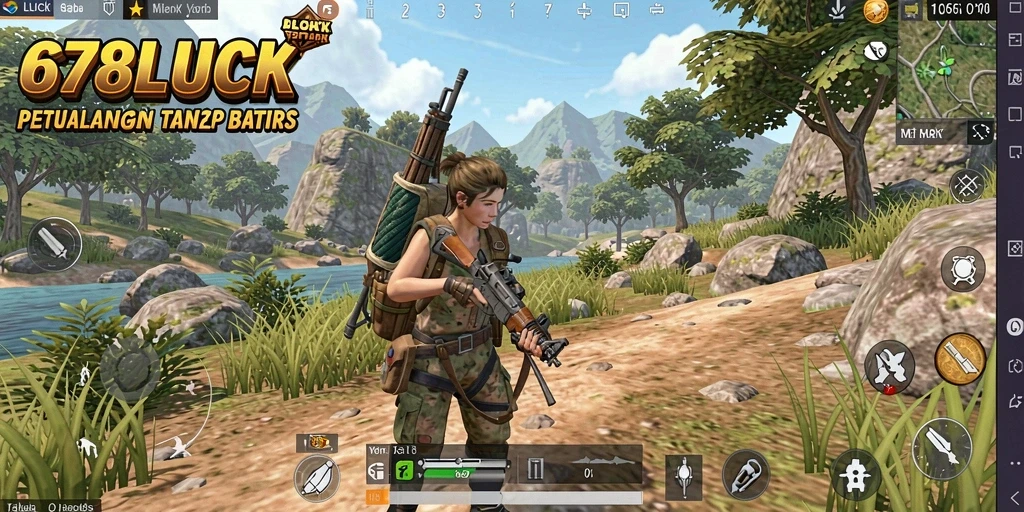Screenshot utama 678LUCK menampilkan dunia terbuka yang menakjubkan.