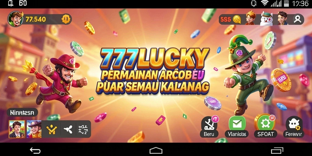 Tampilan gameplay seru dalam 777LUCKY dengan tantangan yang menarik.