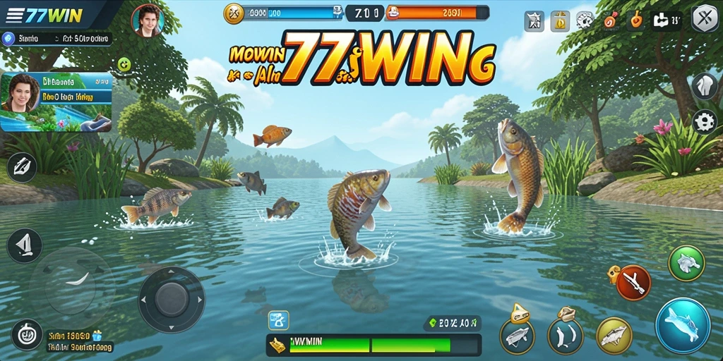 Tampilan gameplay ikan yang menakjubkan dari 77WIN.