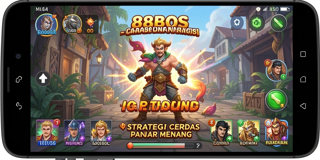Tangkapan layar menampilkan aksi strategis dalam 88BOS.