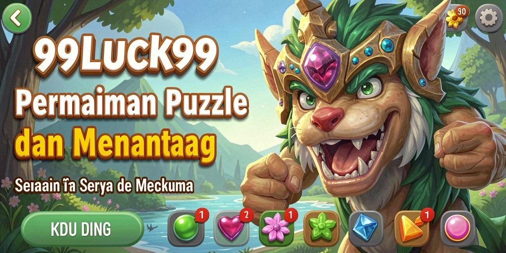 Tampilan gameplay menarik dari 99LUCK99 dengan tantangan puzzle yang seru.
