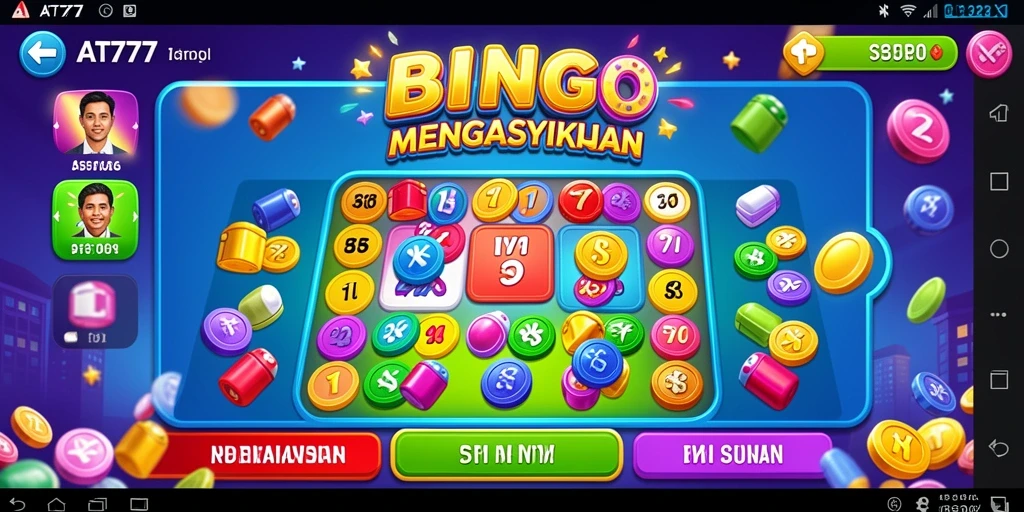 Screenshot AT777 menampilkan gameplay Bingo yang menarik dan seru.