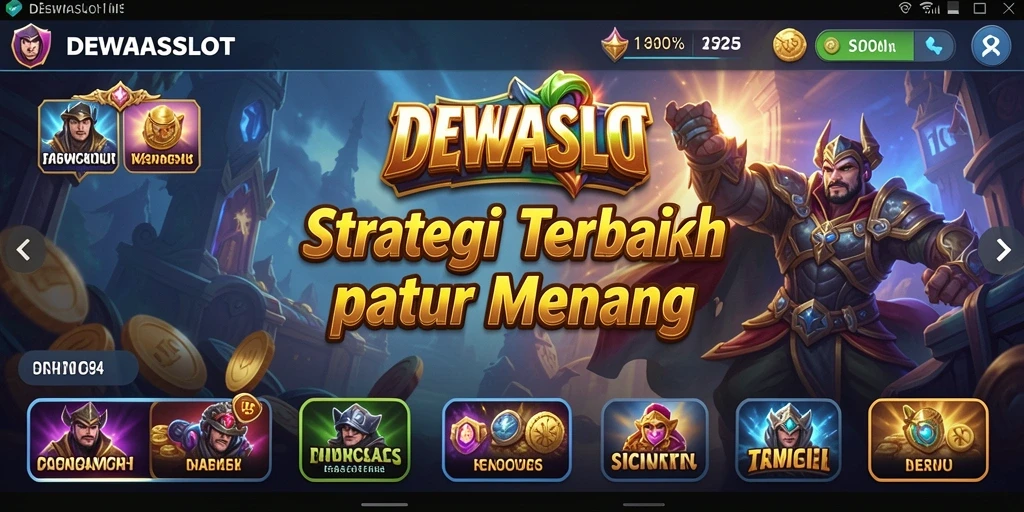 Tampilan menarik dari gameplay DEWASLOT yang penuh strategi.