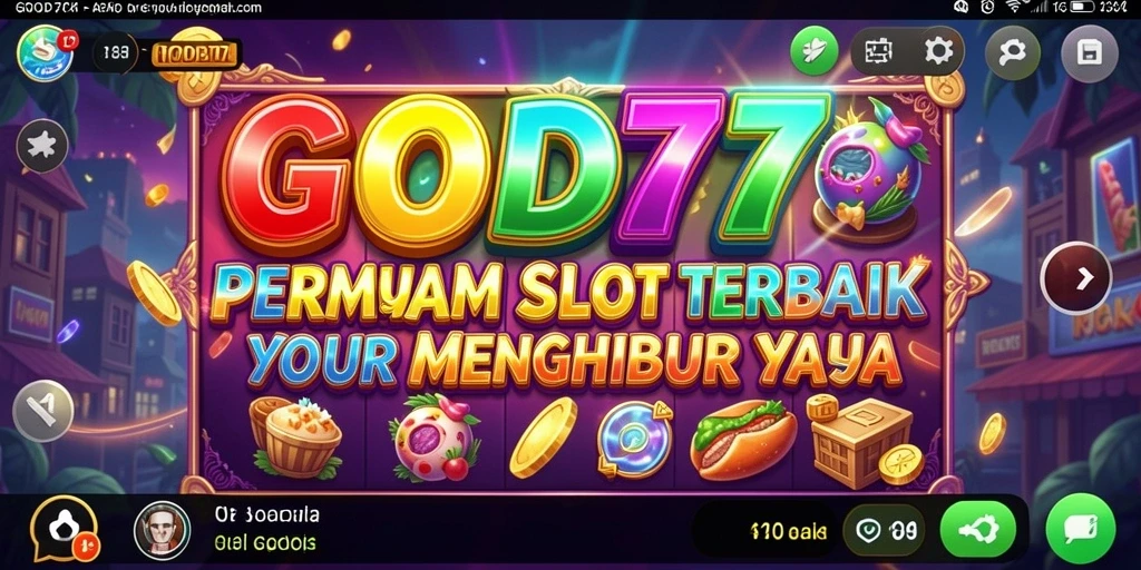 Screenshot utama GOD77 menampilkan gameplay Slot yang seru dan interaktif.