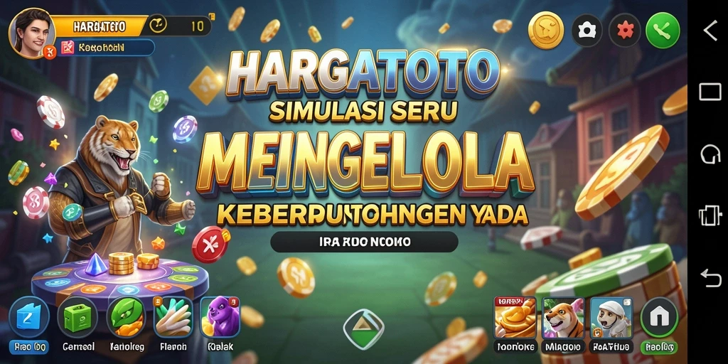 Tampilan gameplay HARGATOTO yang menarik dan penuh strategi.