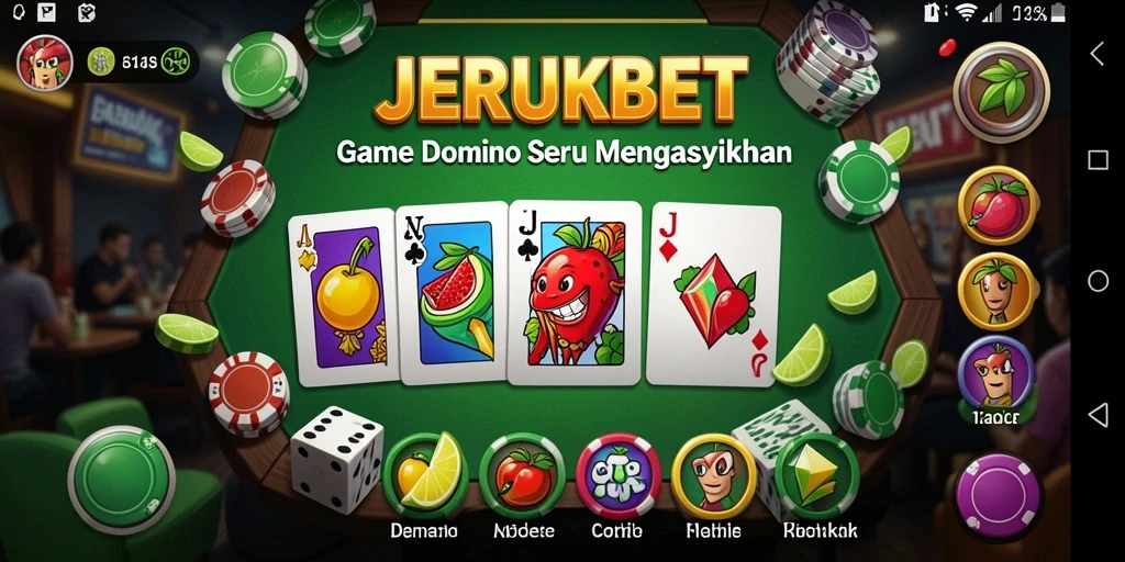 Tampilan gameplay seru dalam JERUKBET yang penuh aksi.