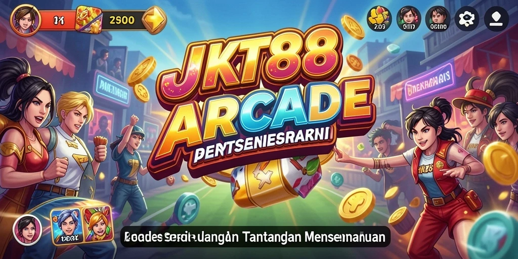 Screenshot JKT88 yang menunjukkan gameplay arcade yang mengasyikkan.