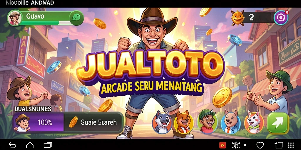 Tampilan gameplay seru di JUALTOTO yang menantang pemain.