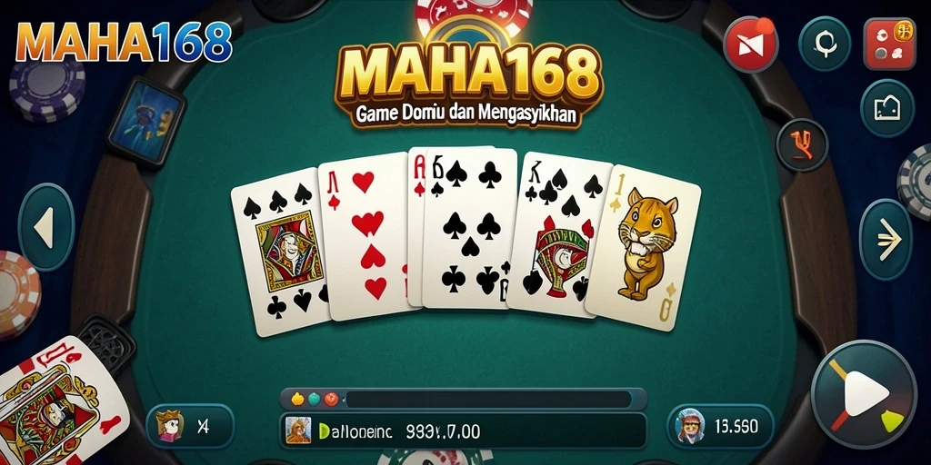Tampilan gameplay seru di MAHA168 dengan warna-warna cerah.