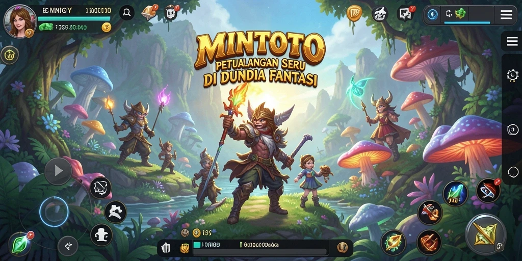 Tampilan gameplay MINTOTO yang menakjubkan di dunia petualangan.