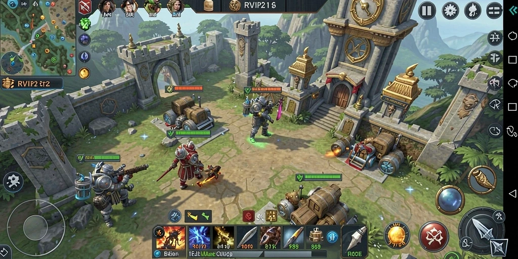 Tangkapan layar gameplay menarik dari RVIP2.