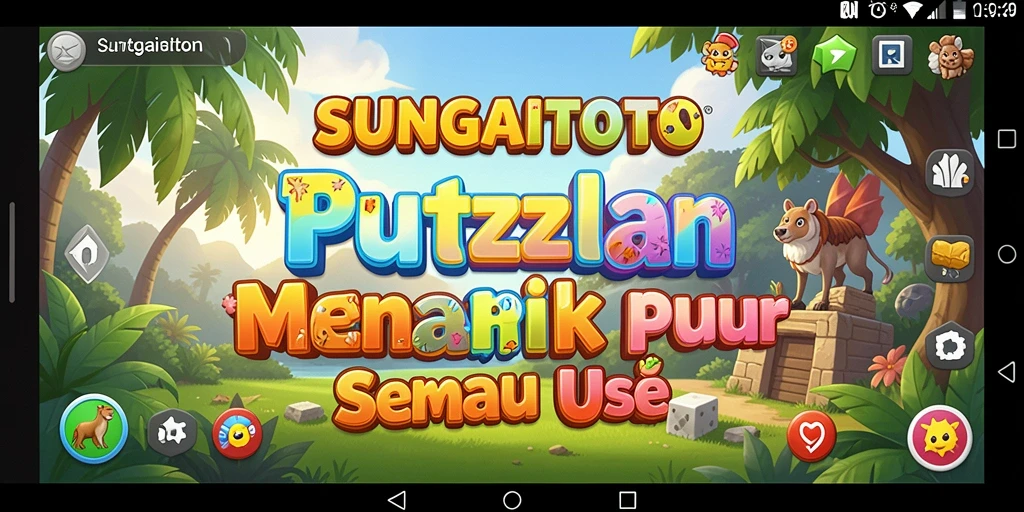 Tangkapan layar SUNGAITOTO memperlihatkan gameplay Puzzle yang menarik dan seru.